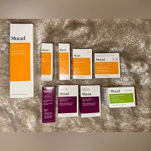 Murad Skin Care Set Full and Travel Size Serum Cleanser Retinol Vitamin C SPF